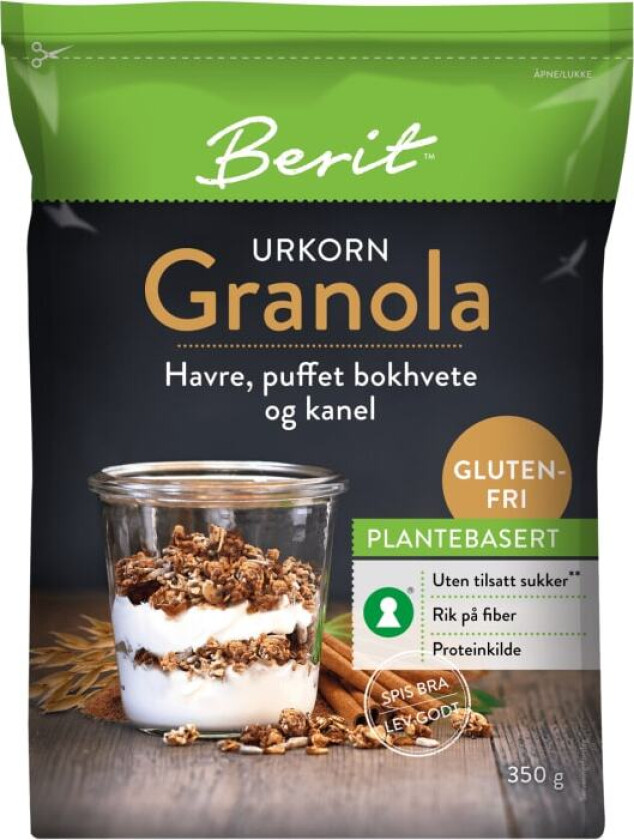 Urkorn Granola Gl.Fri 350g
