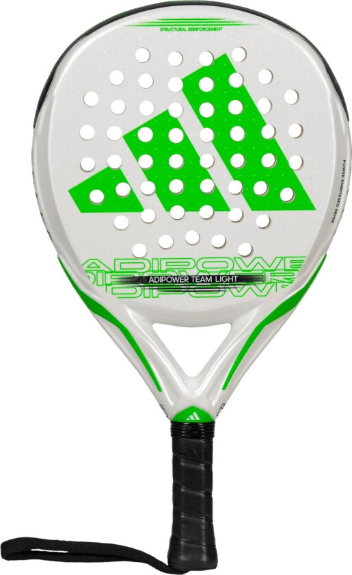 adidas Adipower Team Light 3.3, padelracket for viderekomne, unisex WHITE/GREEN