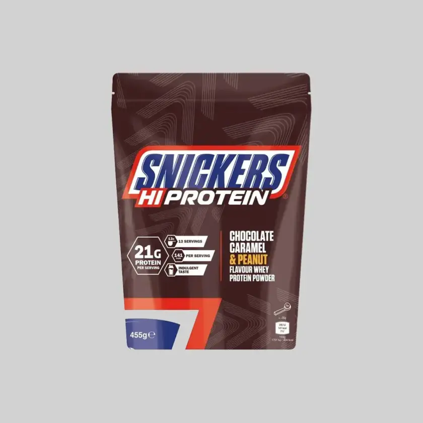 Snickers HiProtein Powder | 455g | Chcolate, Caramel & Peanutt