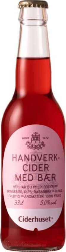 Handverkcider Bær 0,33l flaske