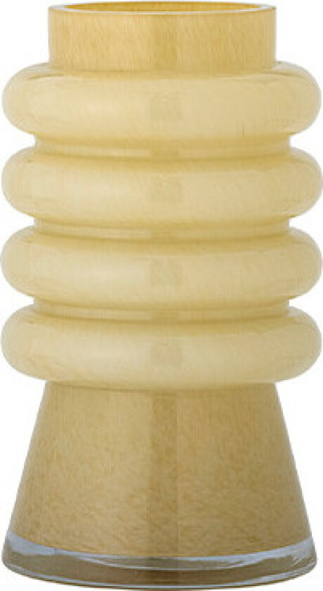 Sahara vase Ø13x23 cm Yellow