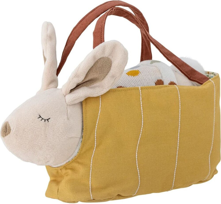 Villja kosedyr 2 deler White-yellow bunny