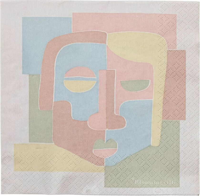 Peto serviett 33x33 cm 20-pakning Rose