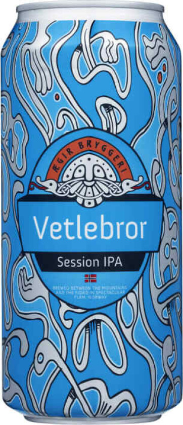 Ægir Vetlebror Session Ipa 0,44l boks