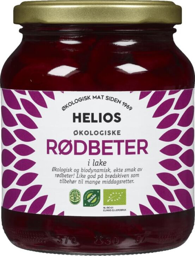 Rødbeter i skiver Økologisk 340g