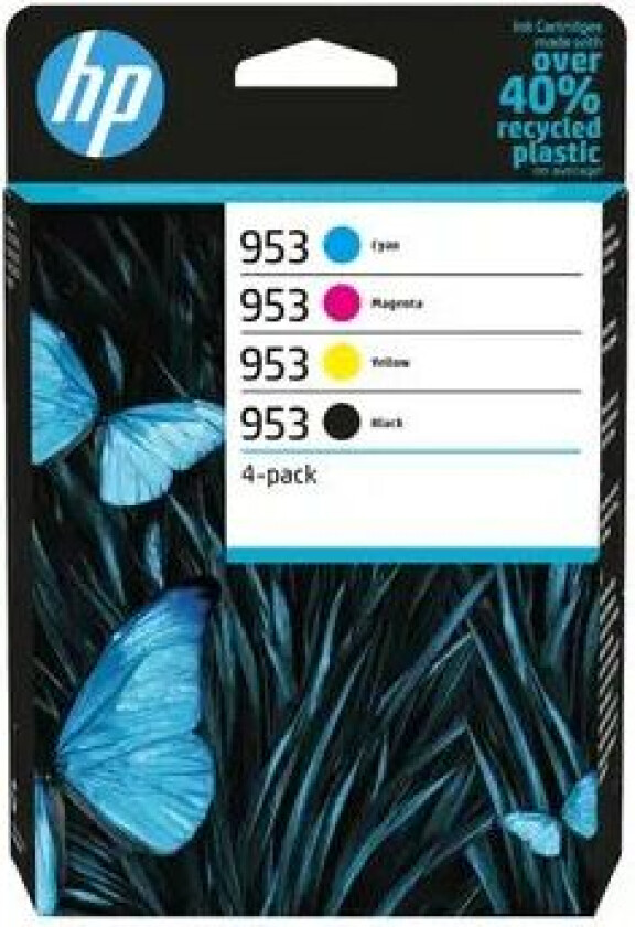 953 C/M/Y/K Ink Cartridges 4-pack