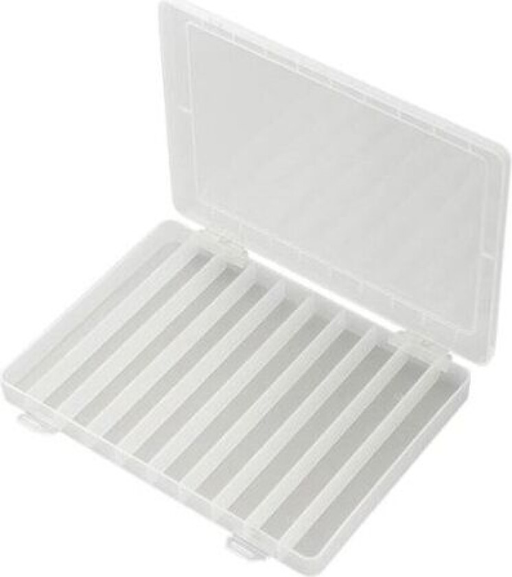 TRU COMPONENTS PP10-01 Sortimentskasse (L x B x H) 252 x 175 x 20 mm Antal fag: 10 Fast underopdeling Indhold 1 stk