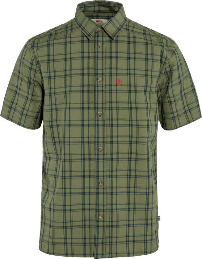 Men's Övik Lite Shirt SS Green-Dark Navy XXL, Green-Dark Navy