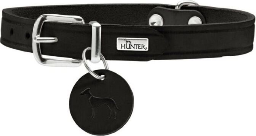 Hundehalsbånd Hunter Aalborg Svart S 32-38 cm