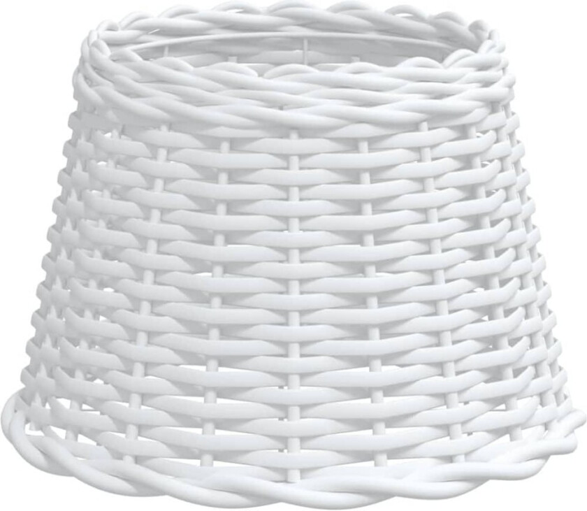 Bilde av Lampeskjerm hvit Ø30x20 cm flettet