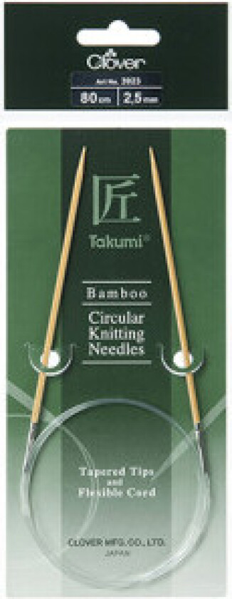 Takumi Rundpinne Bambus 80cm 2,50mm /31.5in US1½