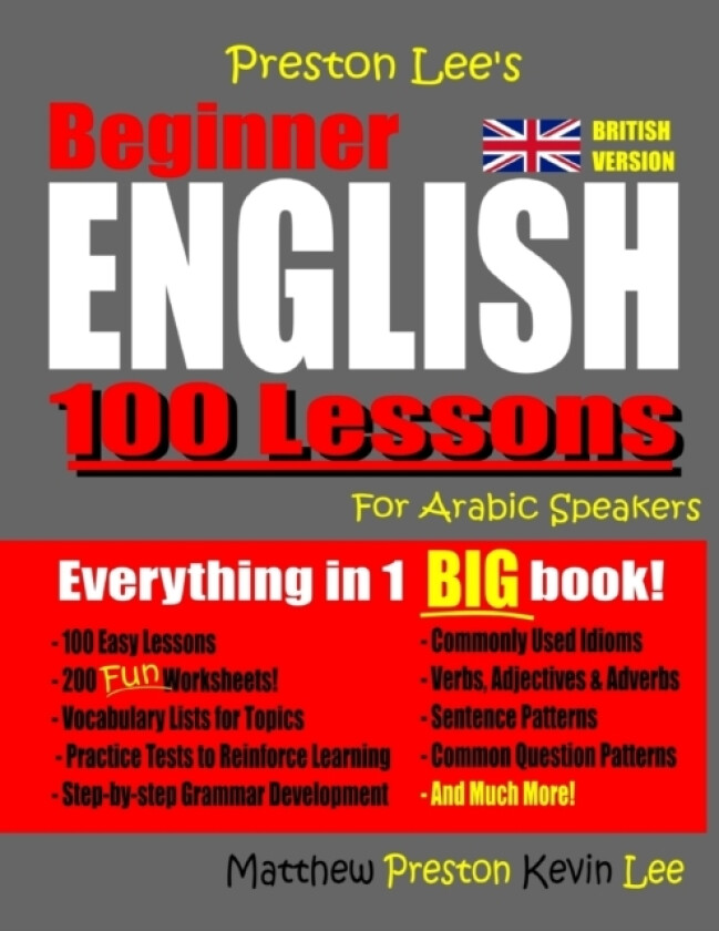 Preston Lee's Beginner English 100 Lessons For Arabic Speakers (British) av Matthew Preston, Kevin Lee (Paperback)