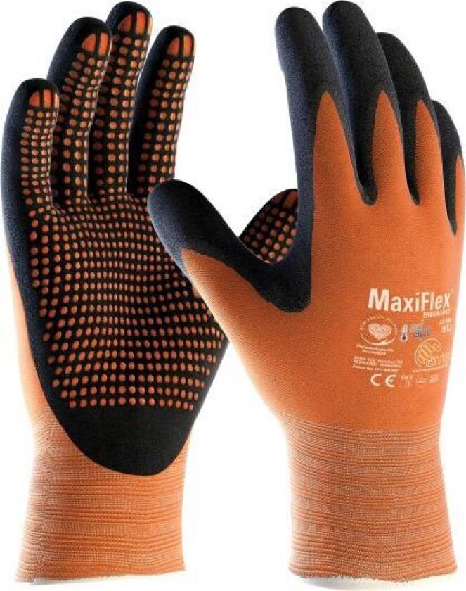 MaxiFlex ENDURANCE 42-848 Monteringshanske med dots Størrelse 9