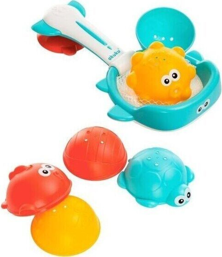 Peekaboo silkurv med badeleker