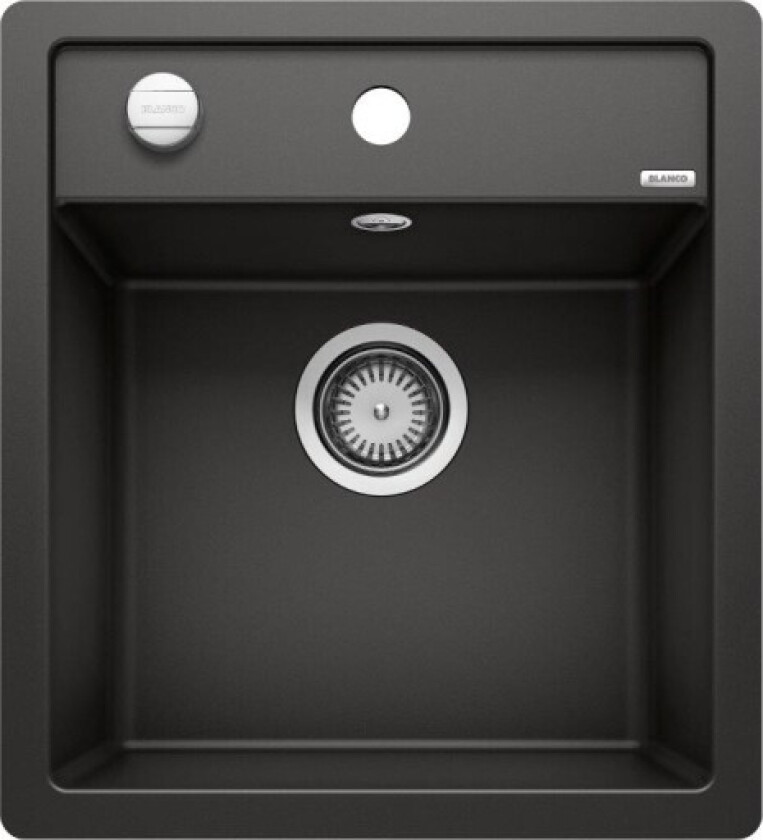 Dalago 45-F MX kjøkkenvask, 45,5x50 cm, sort