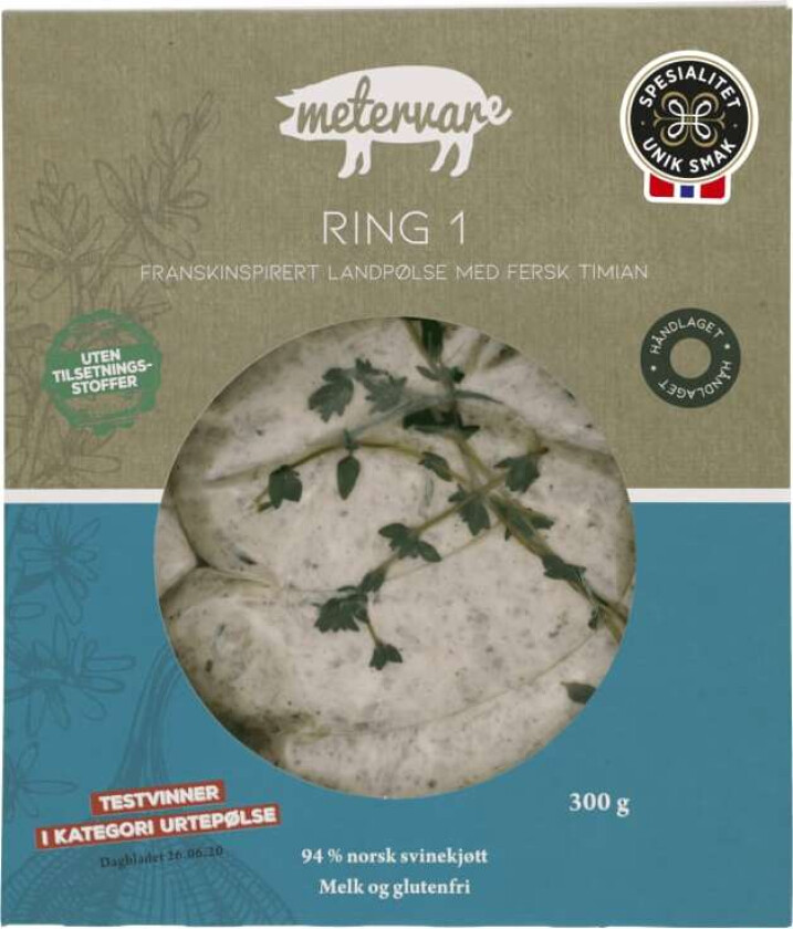 Ring-1 Fransk Landpølse 300g