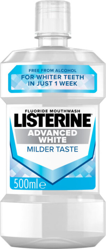 Listerine Advanced White Milder Taste 500ml