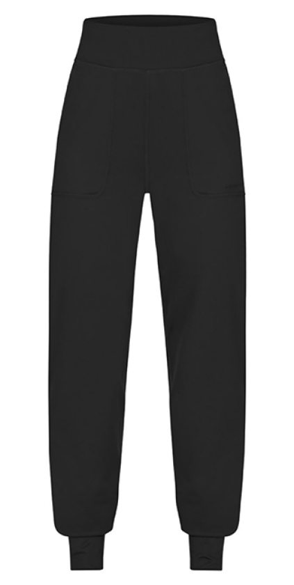 Women's Soft Jersey Pants M, Black
