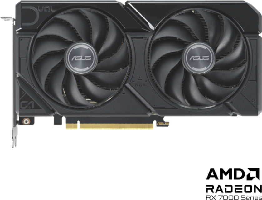 Bilde av Asus Radeon RX 7600 XT Dual OC 16GB