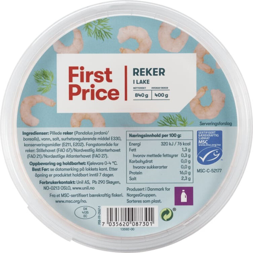 Reker i Lake Msc 840g