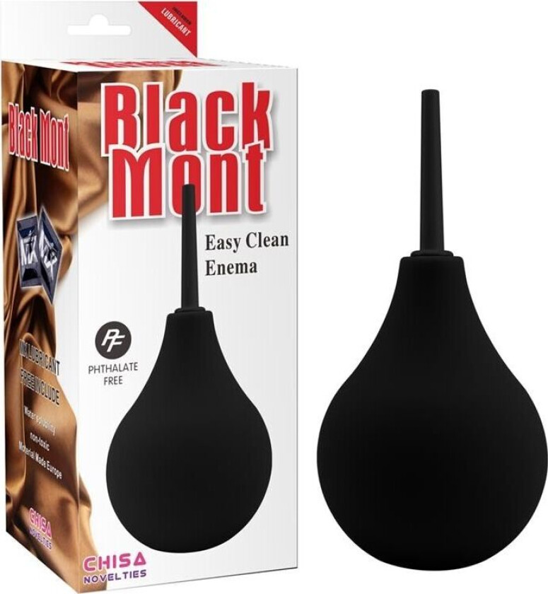 Anal Douche Easy Clean 17 cm Sort