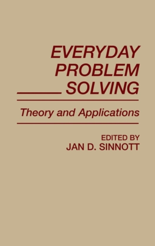 Everyday Problem Solving av Jan D. Sinnott (Hardcover)