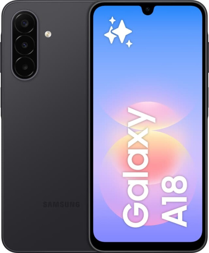 Galaxy A18 LTE smarttelefon 4/128GB (sort)