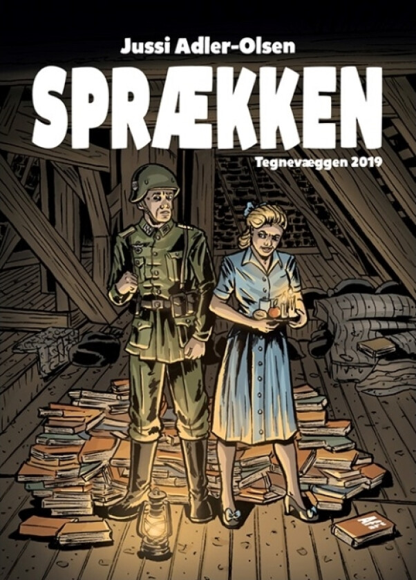 Tegneveggen 2019: Sprekken | Jussi Adler-Olsen m.fl. | Språk: Dansk
