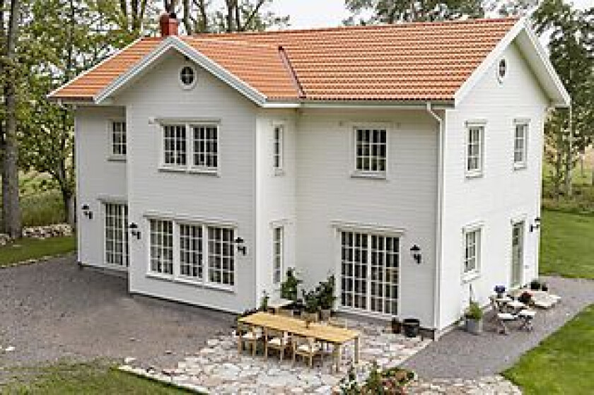 Takst palema benderit teglrød dobbelkrum