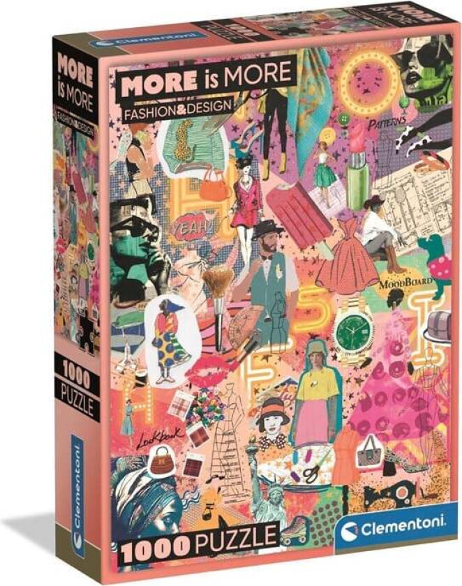 Puzzle More Is More - Fashion&Design 1000 pieces 2D Puslespill