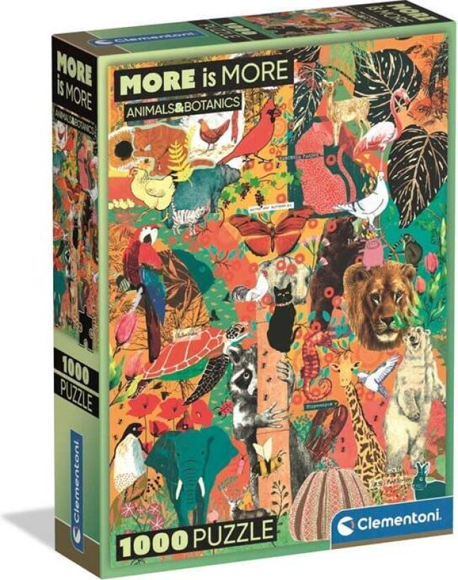 Puzzle More Is More - Animal&Botanics 1000 pieces 2D Puslespill
