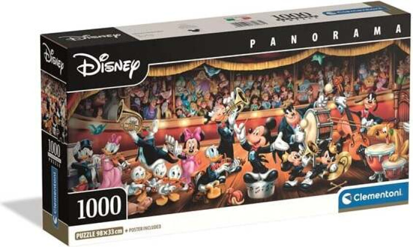 Puzzle Panorama HQC Disney Orchestra 1000 pieces 2D Puslespill