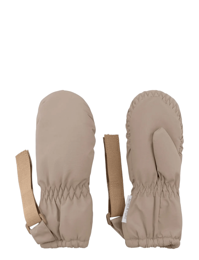 Matcordt Fleece Lined Mittens - GREY BROWN - 6-7Y