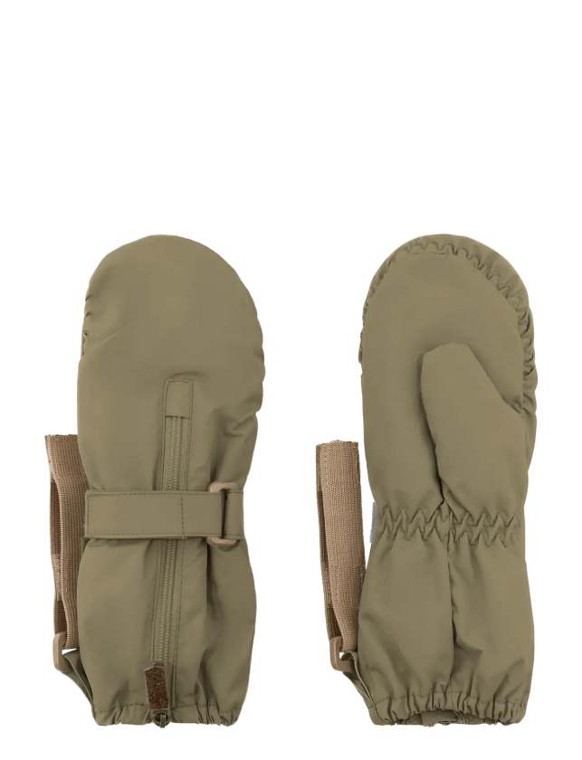 Matcesar Fleece Lined Mittens - KALAMATA GREEN - 4-5Y