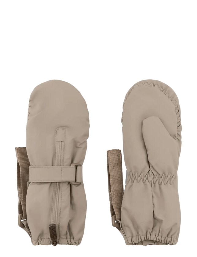 Matcesar Fleece Lined Mittens - GREY BROWN - 12/18M