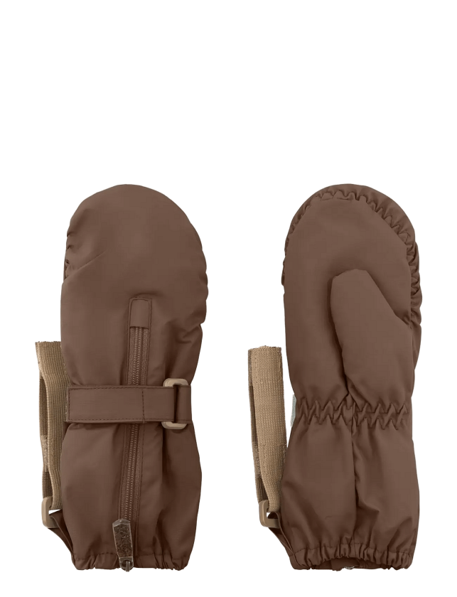 Matcesar Fleece Lined Mittens - CHESTNUT BROWN - 6-12M
