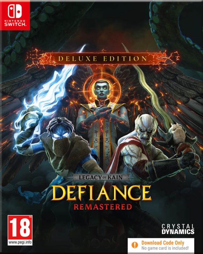 Legacy of Kain: Defiance Remastered (Deluxe Edition) - Code in a Box - Nintendo Switch - Action/Adventure
