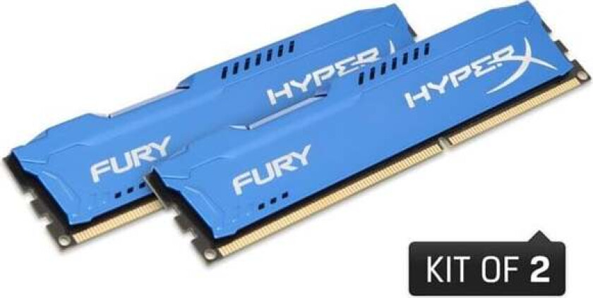 HyperX Fury DDR3-1600 BL C10 DC - 16GB