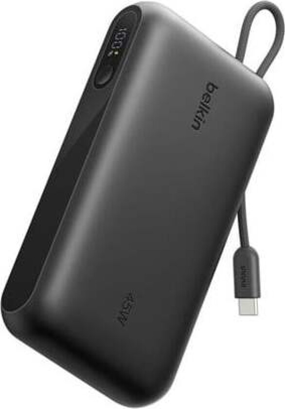 UltraCharge power bank - with integrated cable and display - 2 x USB-C USB - 45 watt - 20000 mAh