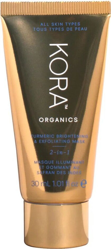 Kora Organics Turmeric Brightening & Exfoliating Mask 2-In-1 30ml