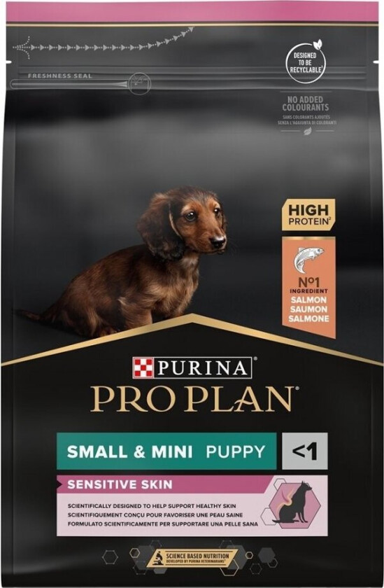 Purina Pro Plan Puppy Small & Mini Sensitive Skin Salmon 3 kg