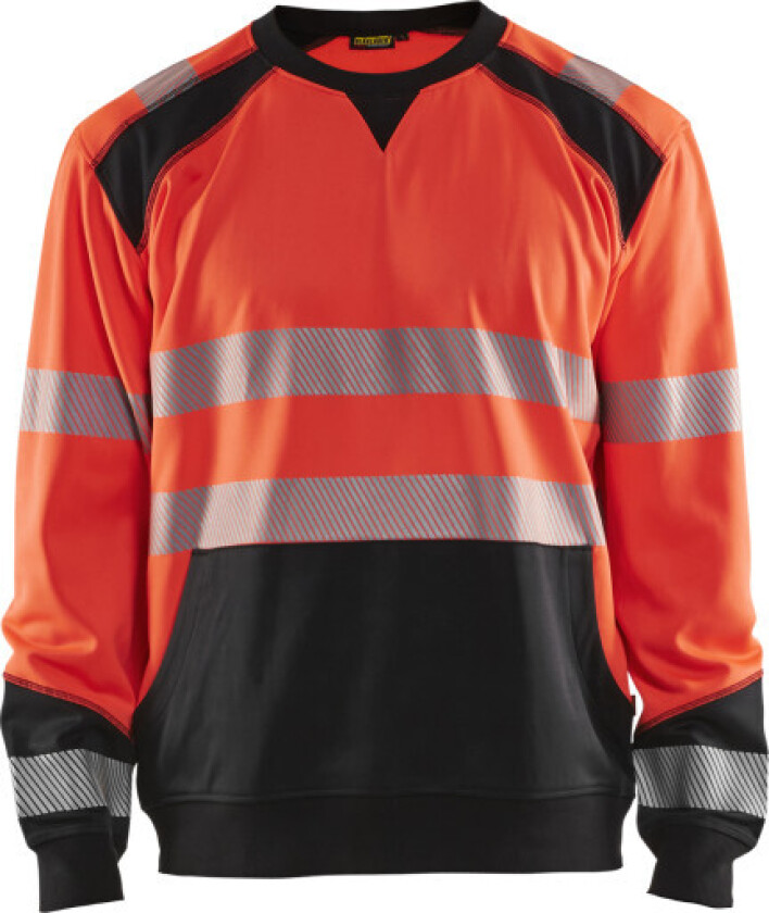 Høy vis s hi-vis rød/svart4xl