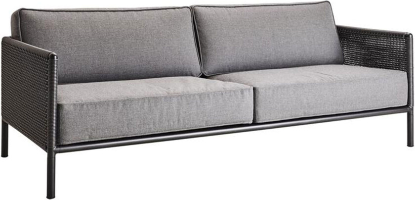Bilde av Encore Soft Rope 3-seters Sofa Lava Grey / Dark Grey