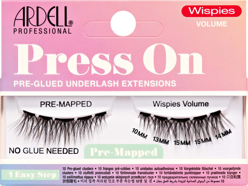 Press On Pre-Mapped Volume Extensions 1 set Wispies