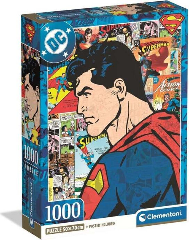 Puzzle Superman 2025 -3- Compact 1000 pieces 2D Puslespill