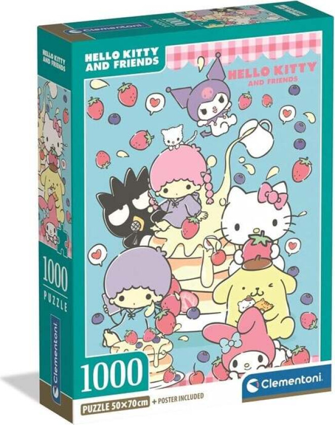Puzzle Hello Kitty - Compact Box 1000 pieces 2D Puslespill