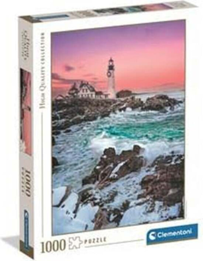 Puzzle HQC First Snow at Portland Head 2026 1000 pieces 2D Puslespill