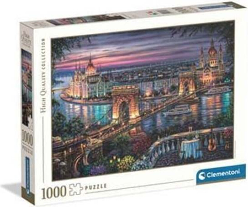 Puzzle HQC Lights of the Danube 2026 1000 pieces 2D Puslespill