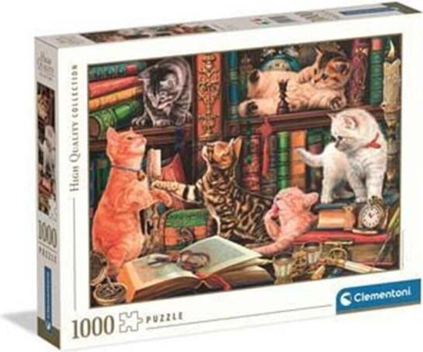 Puzzle HQC Curious Whiskers 2026 1000 pieces 2D Puslespill