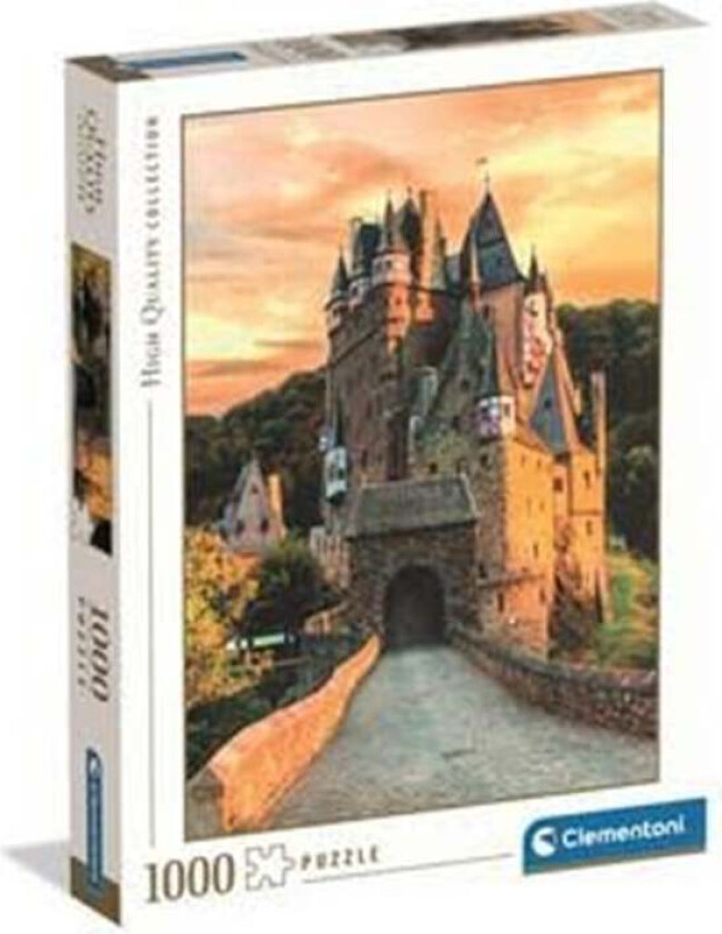 Puzzle HQC Golden Hour at Eltz Castle 2026 1000 pieces 2D Puslespill
